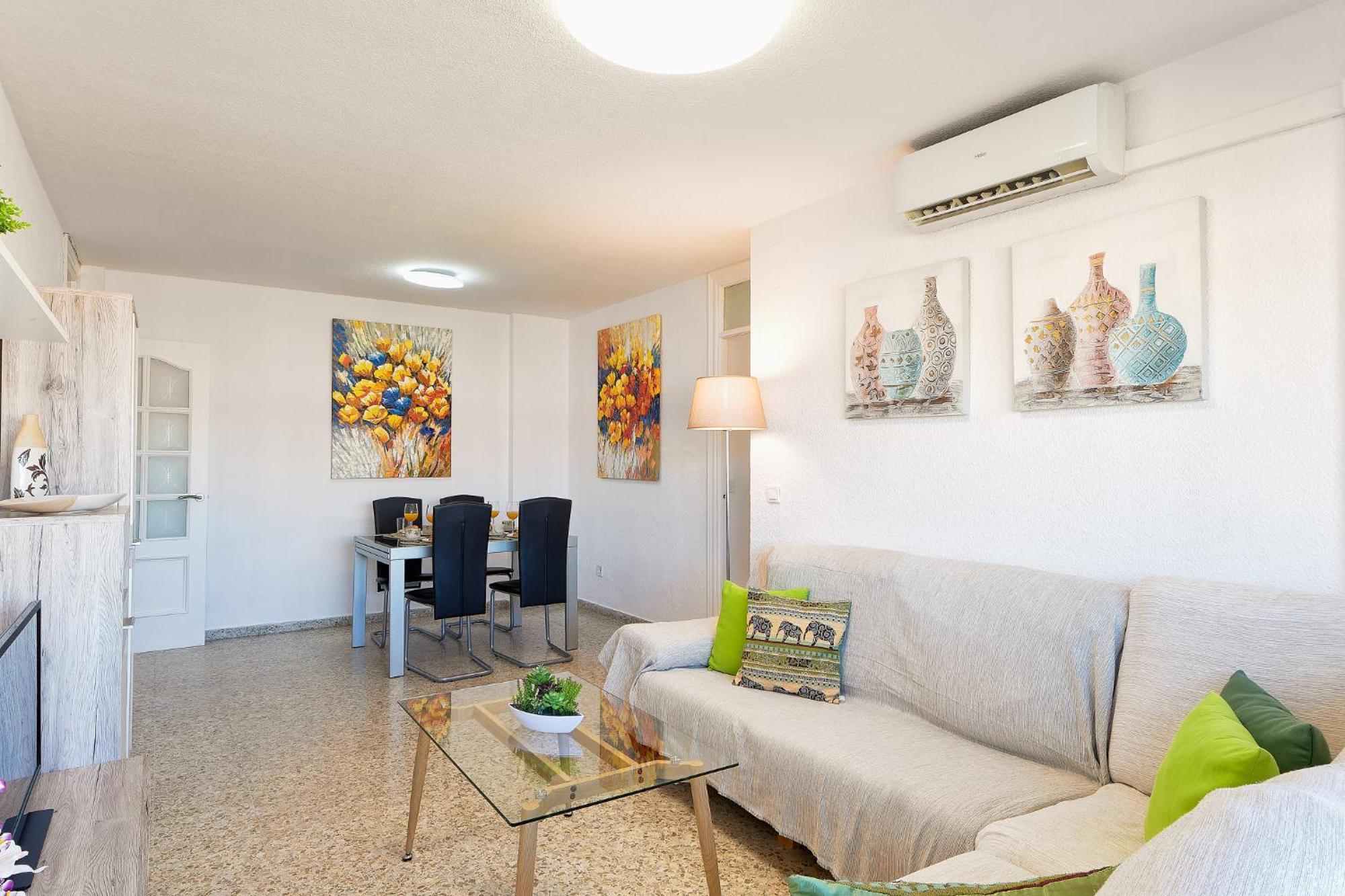 מאלגה Luminoso Apartamento/ 5 Minutos De La Playa מראה חיצוני תמונה