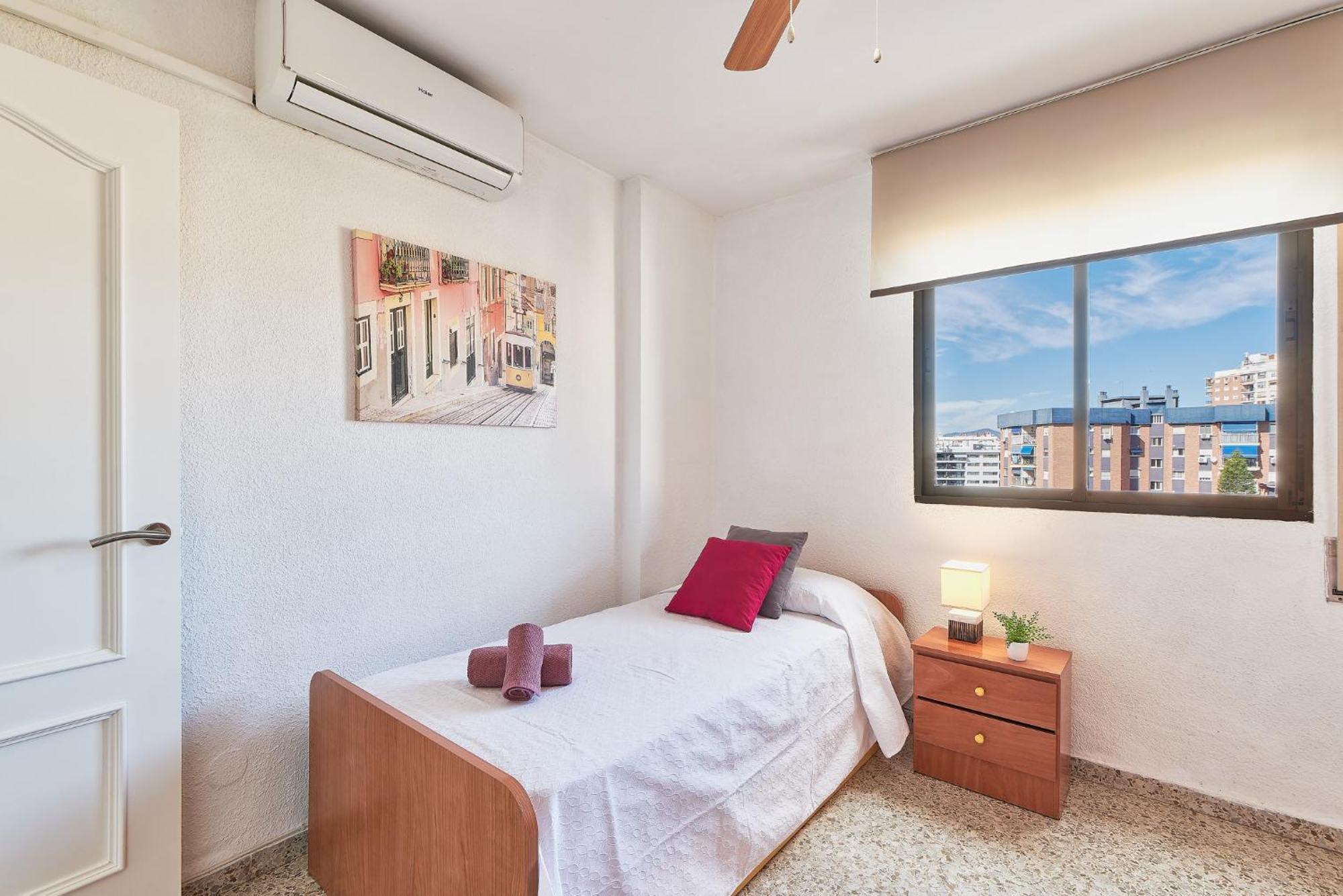 מאלגה Luminoso Apartamento/ 5 Minutos De La Playa מראה חיצוני תמונה