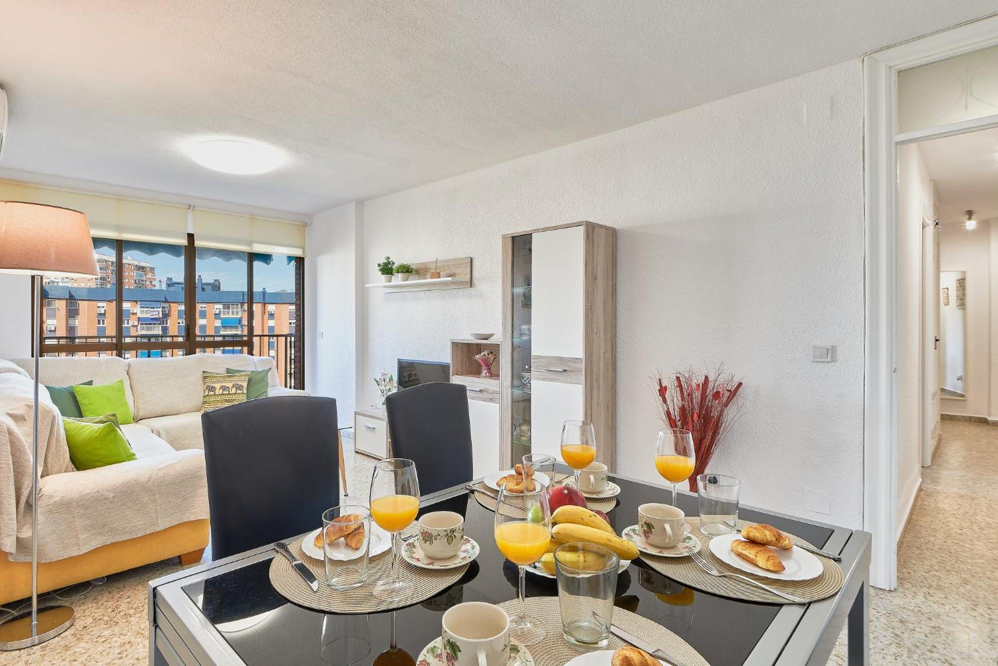 מאלגה Luminoso Apartamento/ 5 Minutos De La Playa מראה חיצוני תמונה